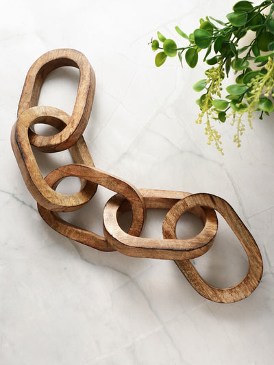 Wooden Chain (5 Knots)