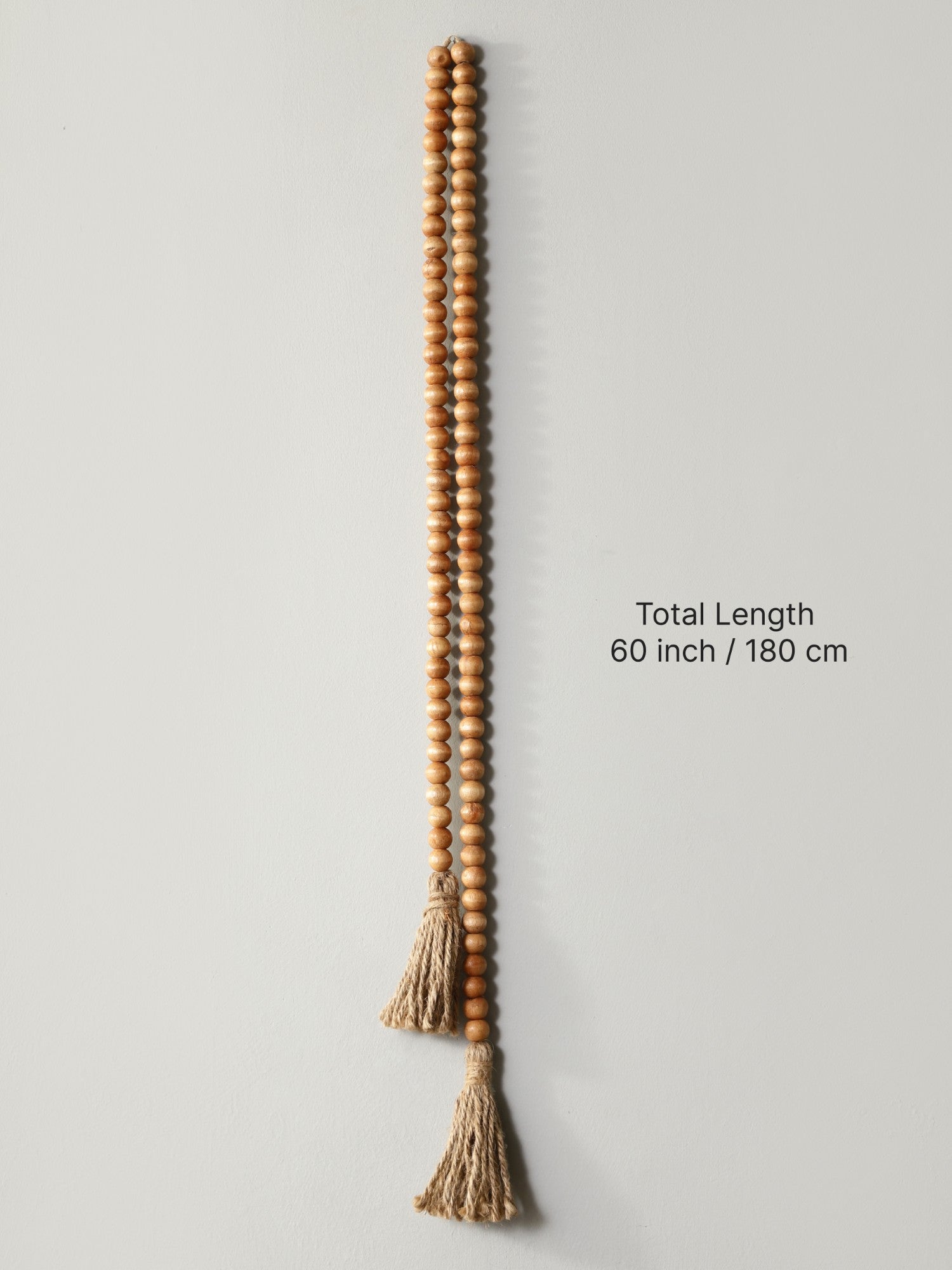 Farmhouse Wooden Bead Garland