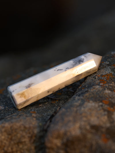 Gemstone Tower | Dendrite Opal Obelisk