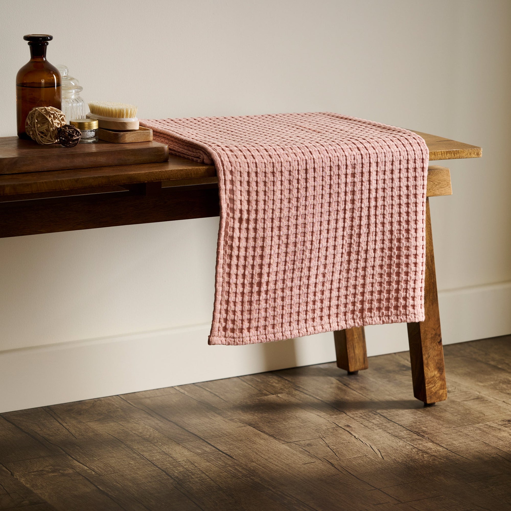 Mosaic | Cotton Bamboo | Waffle | XL Bath Towel