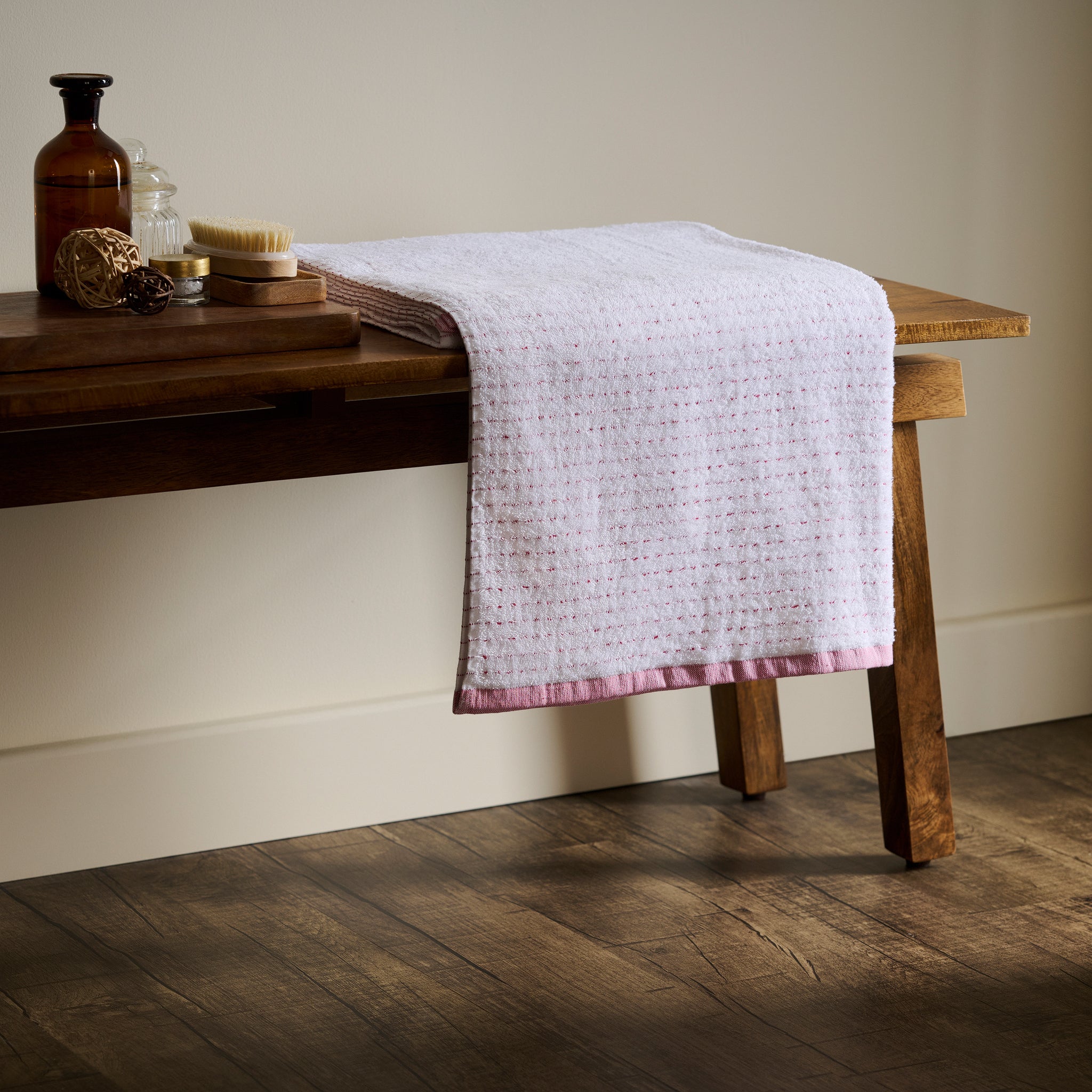 Drizzle | Cotton | Dobby Stripe Terry | Bath Towel