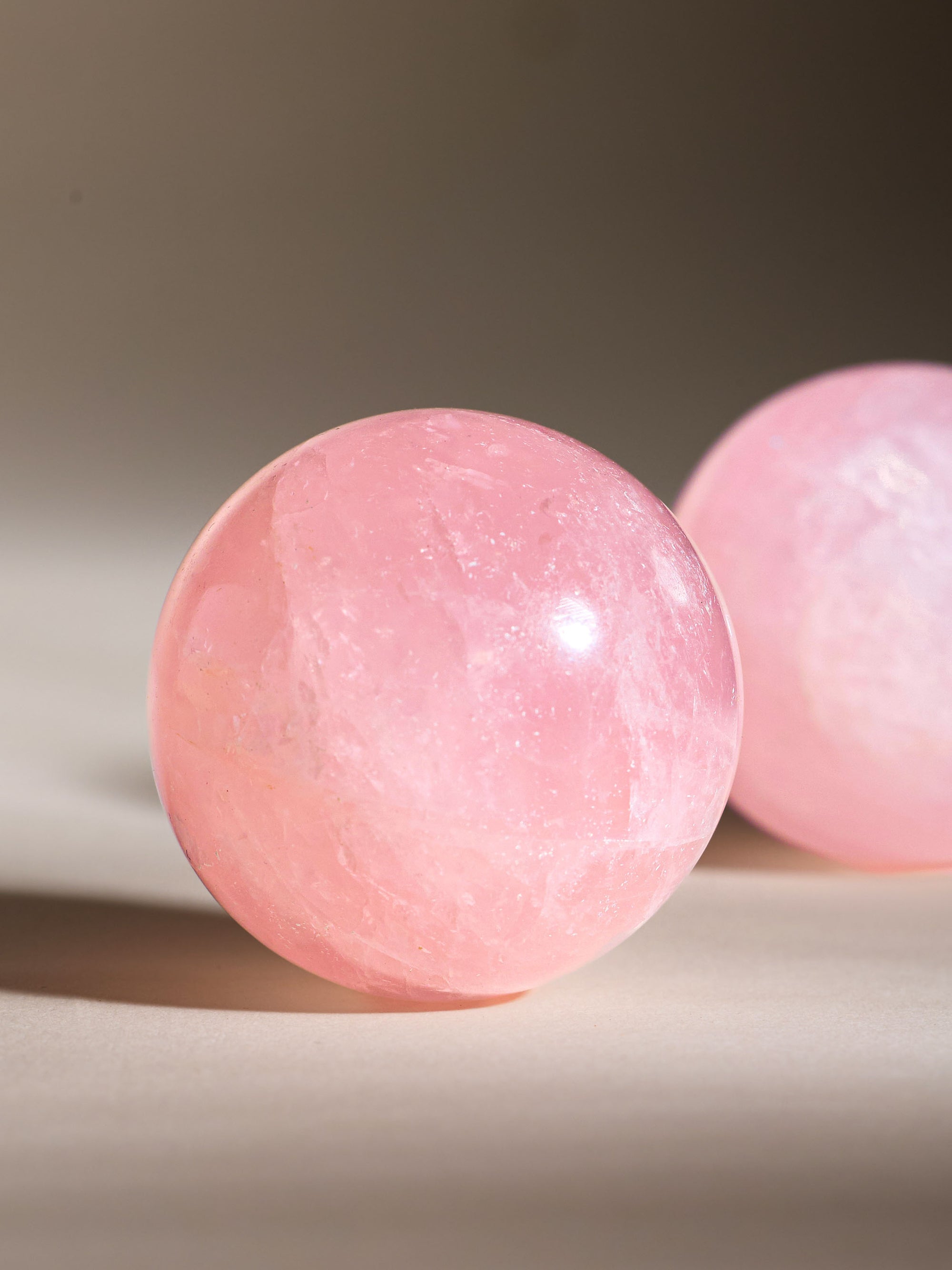 Semi-precious Gemstone - Rose Quartz Sphere