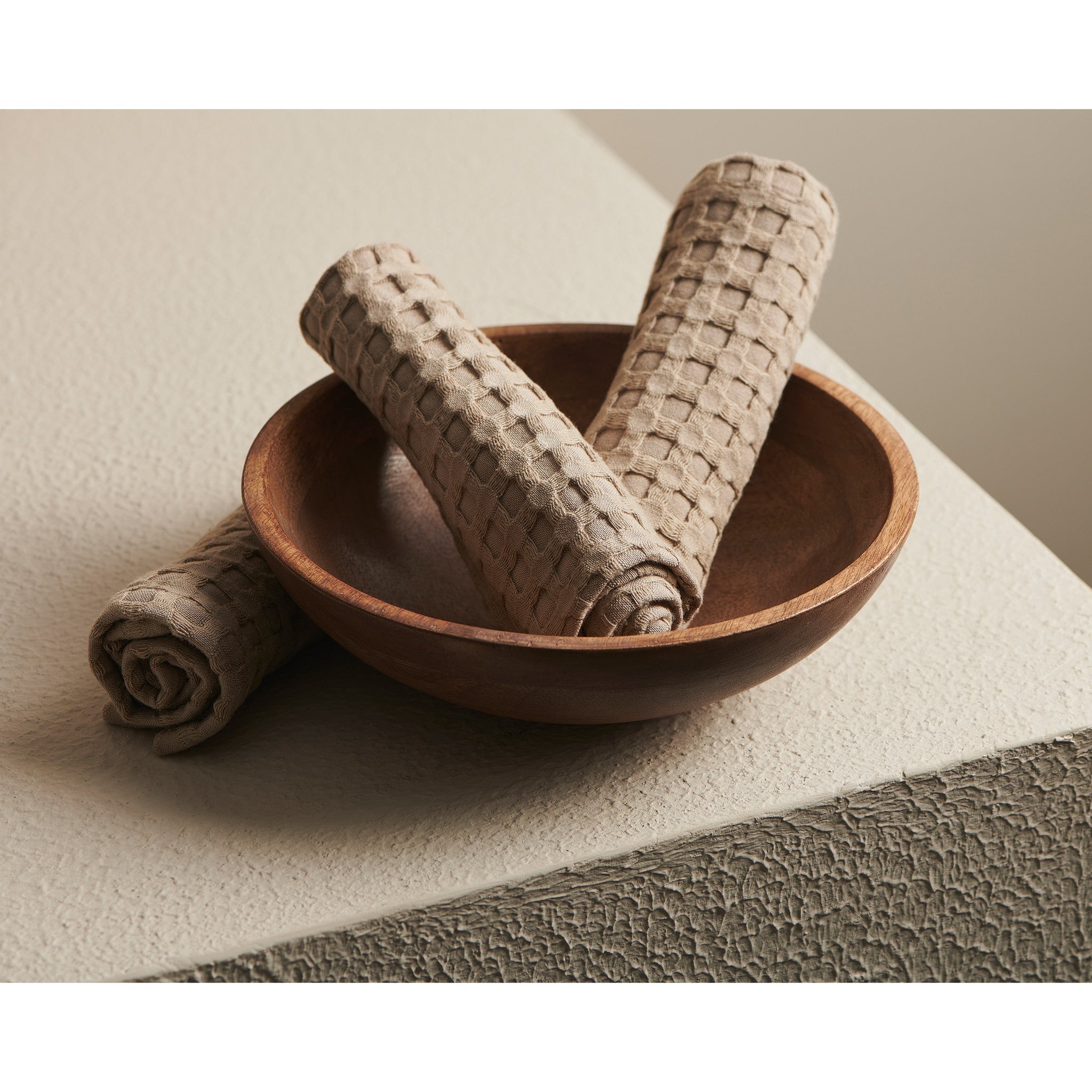 Colour Tide | Cotton Bamboo | Waffle | Bath Set