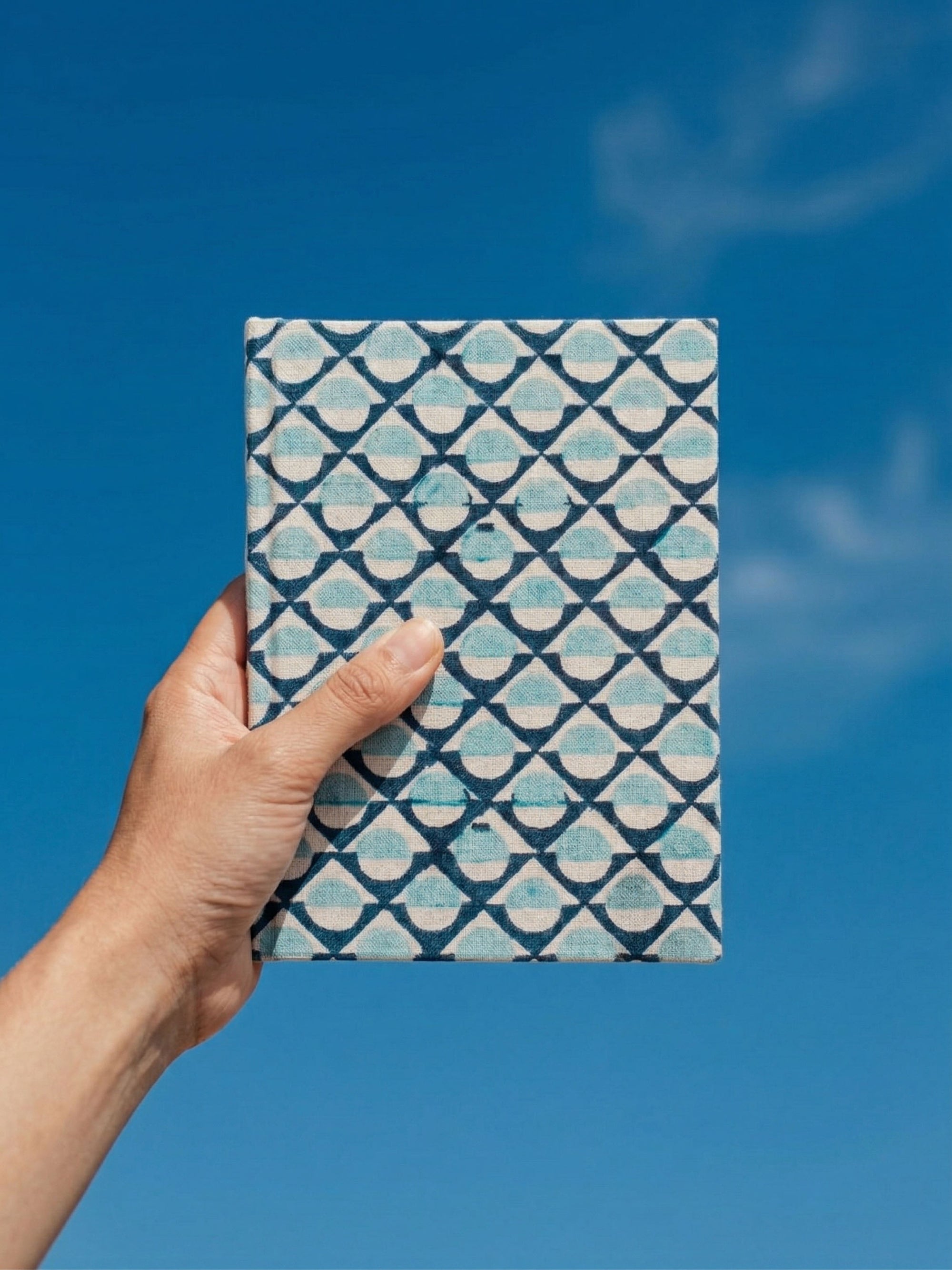 Handcrafted Sustainable A5 Diary Journal Notebook l Handmade Paper l Mosaic