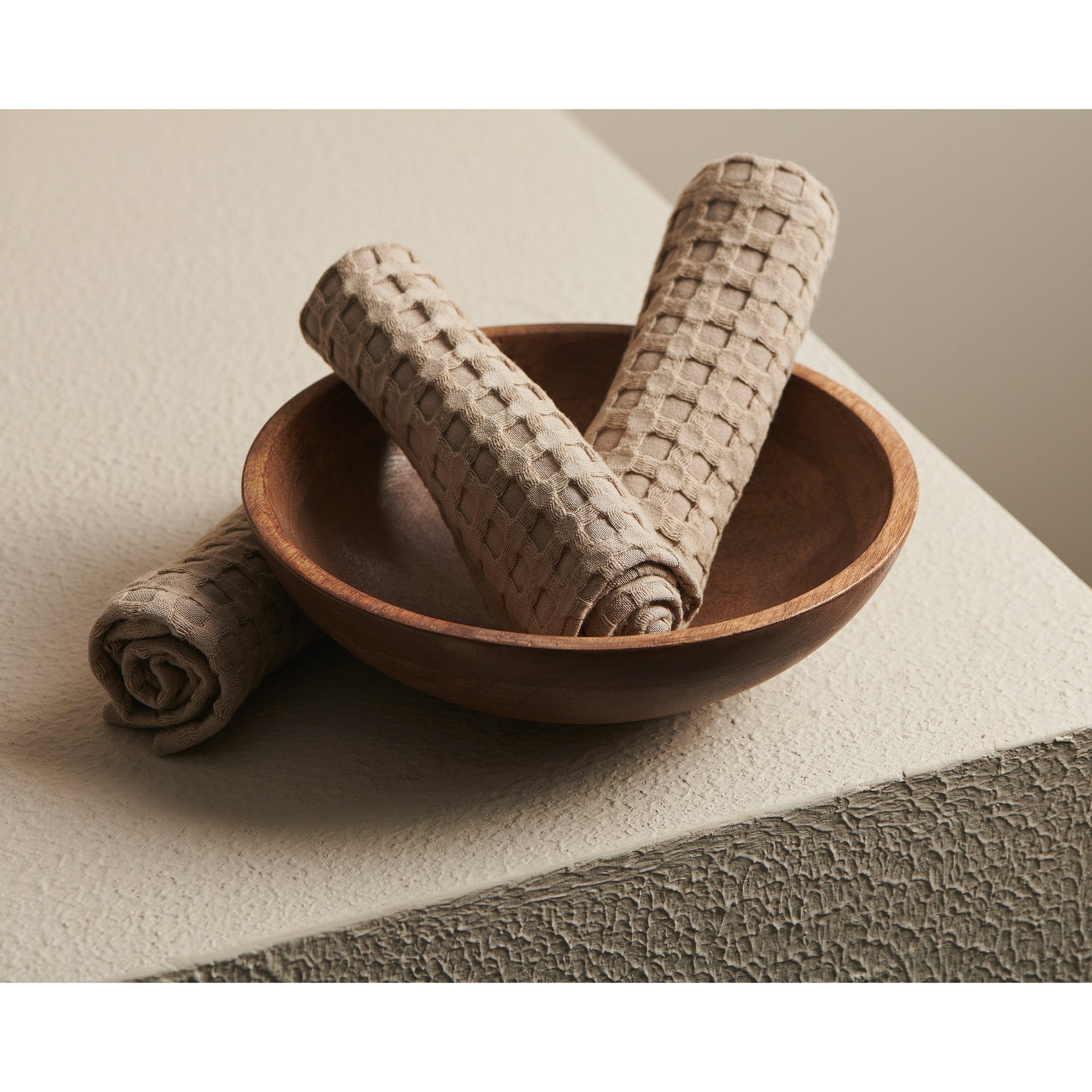 Colour Tide | Cotton Bamboo | Waffle | Bath Set