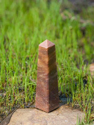 Gemstone Tower | Brown Jasper Obelisk