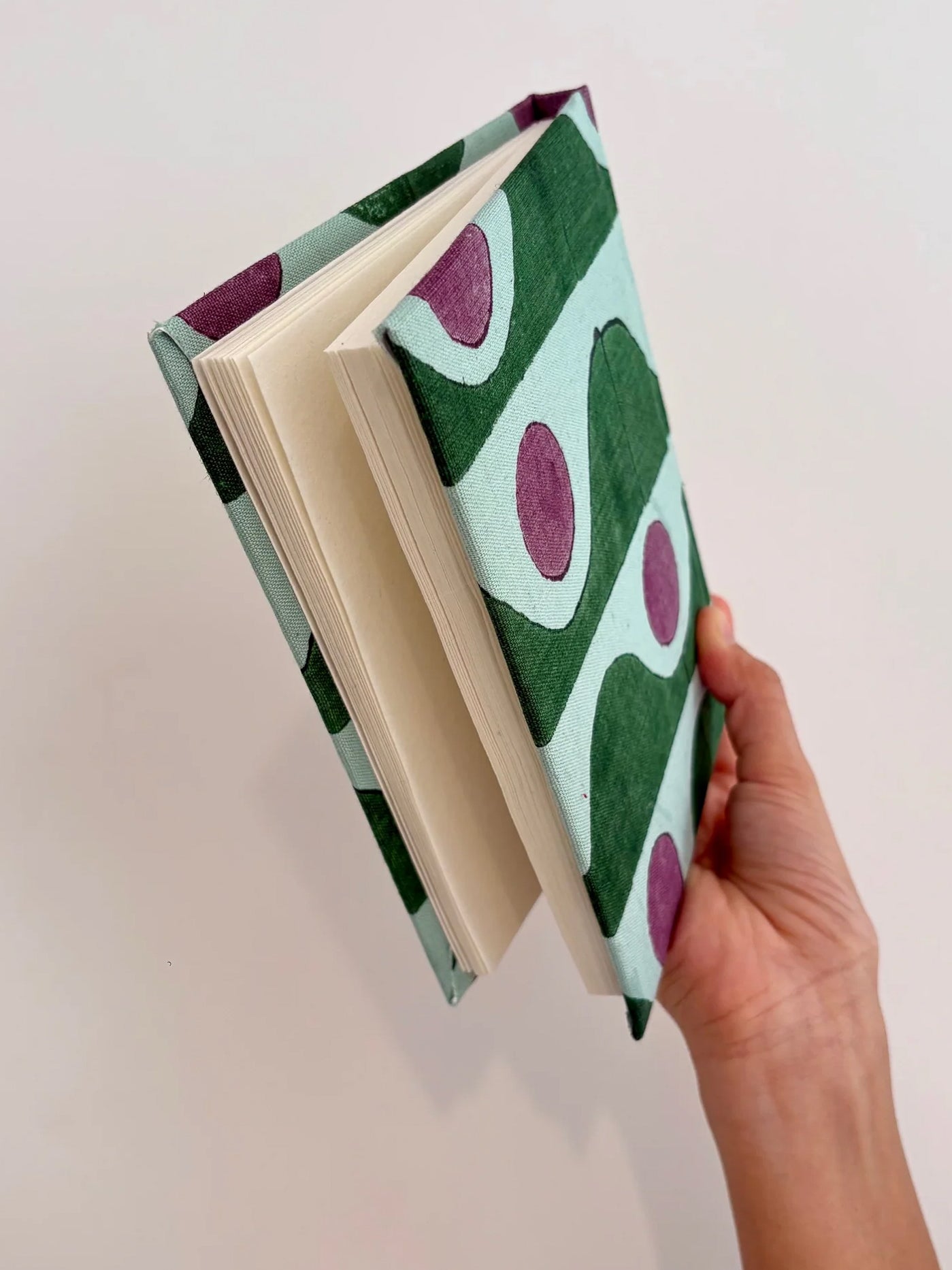 Handcrafted Sustainable A5 Diary Journal Notebook l Handmade Paper l Tide Dot