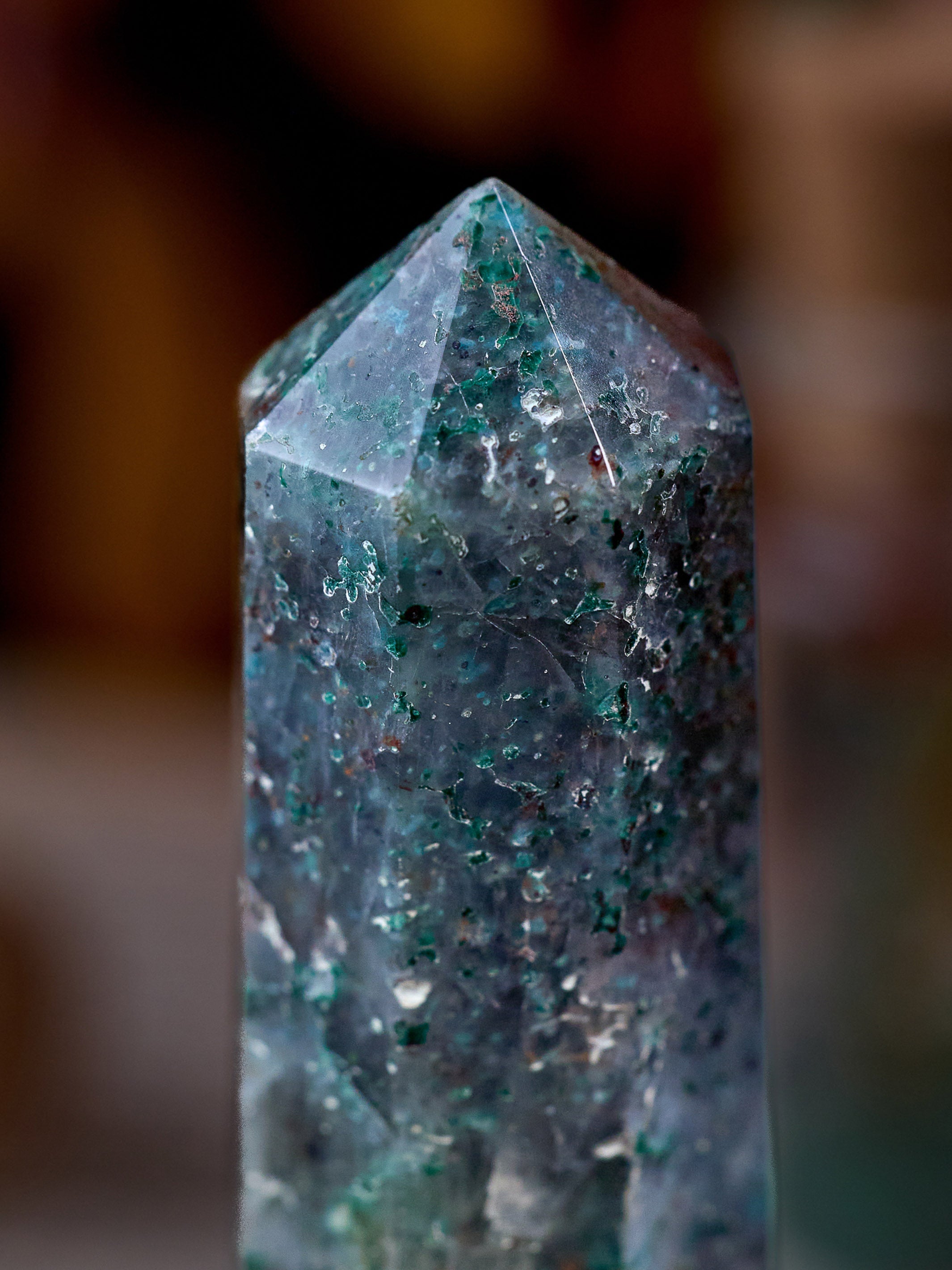 Semi-precious Stone - Chrysocolla Tower