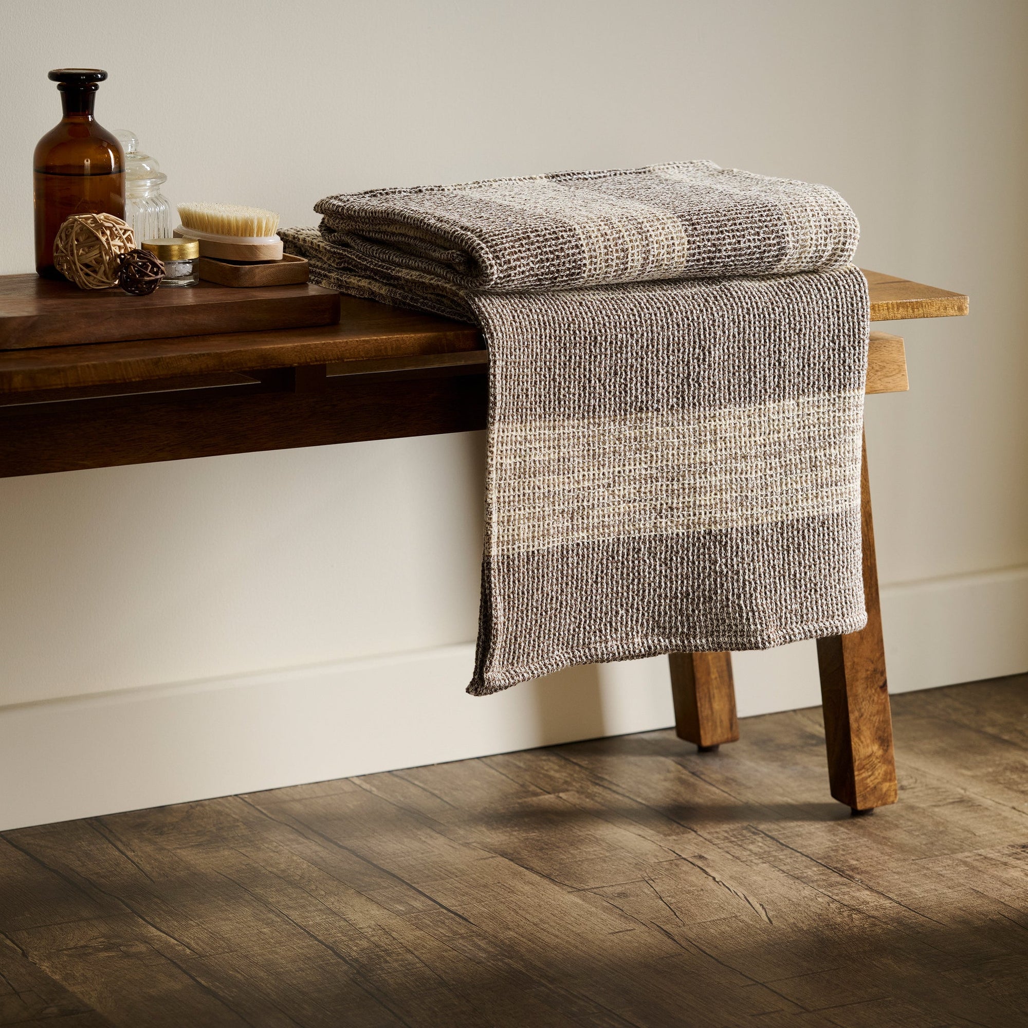 Aura | Cotton | Waffle Space Dyed | Bath Towel