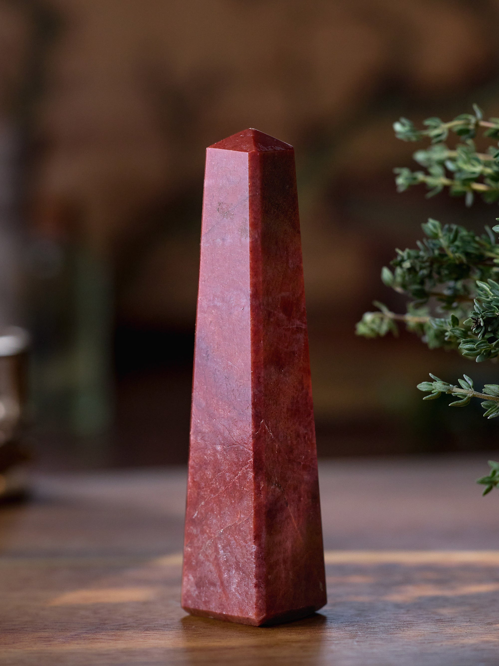Semi-precious Gemstone - Red Jasper Tower