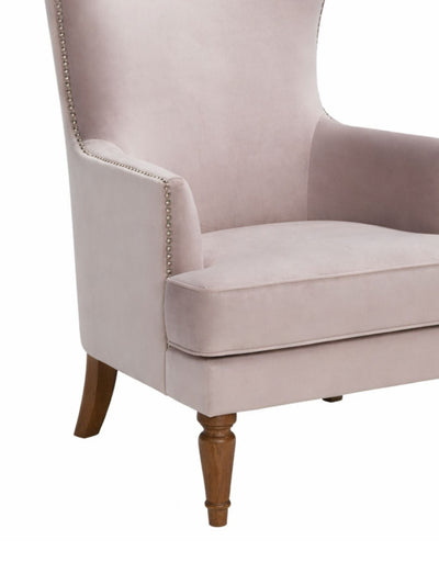 Elysian Velvet Wingback Accent Chair