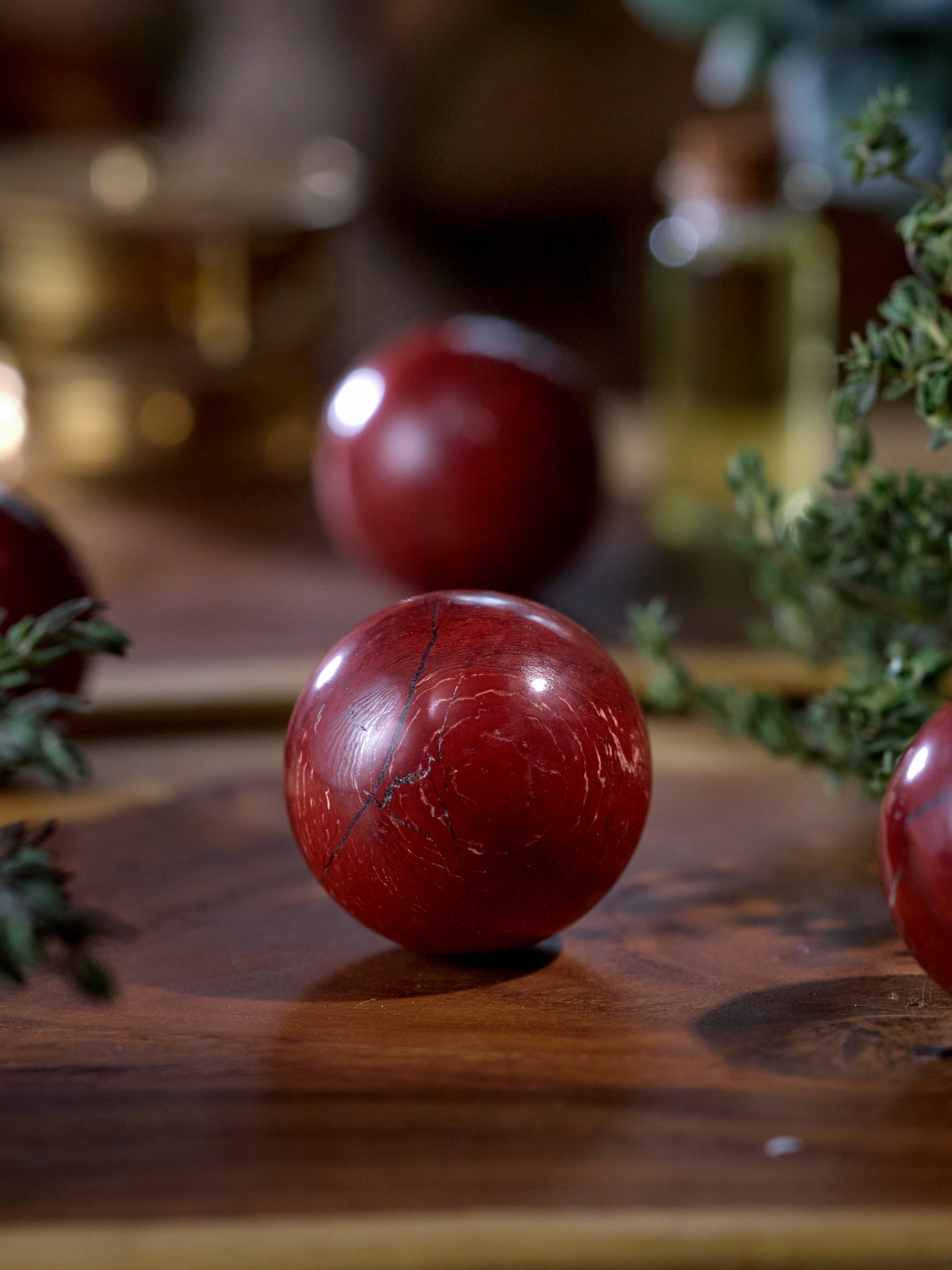 Semi-precious Gemstone - Red Jasper Sphere