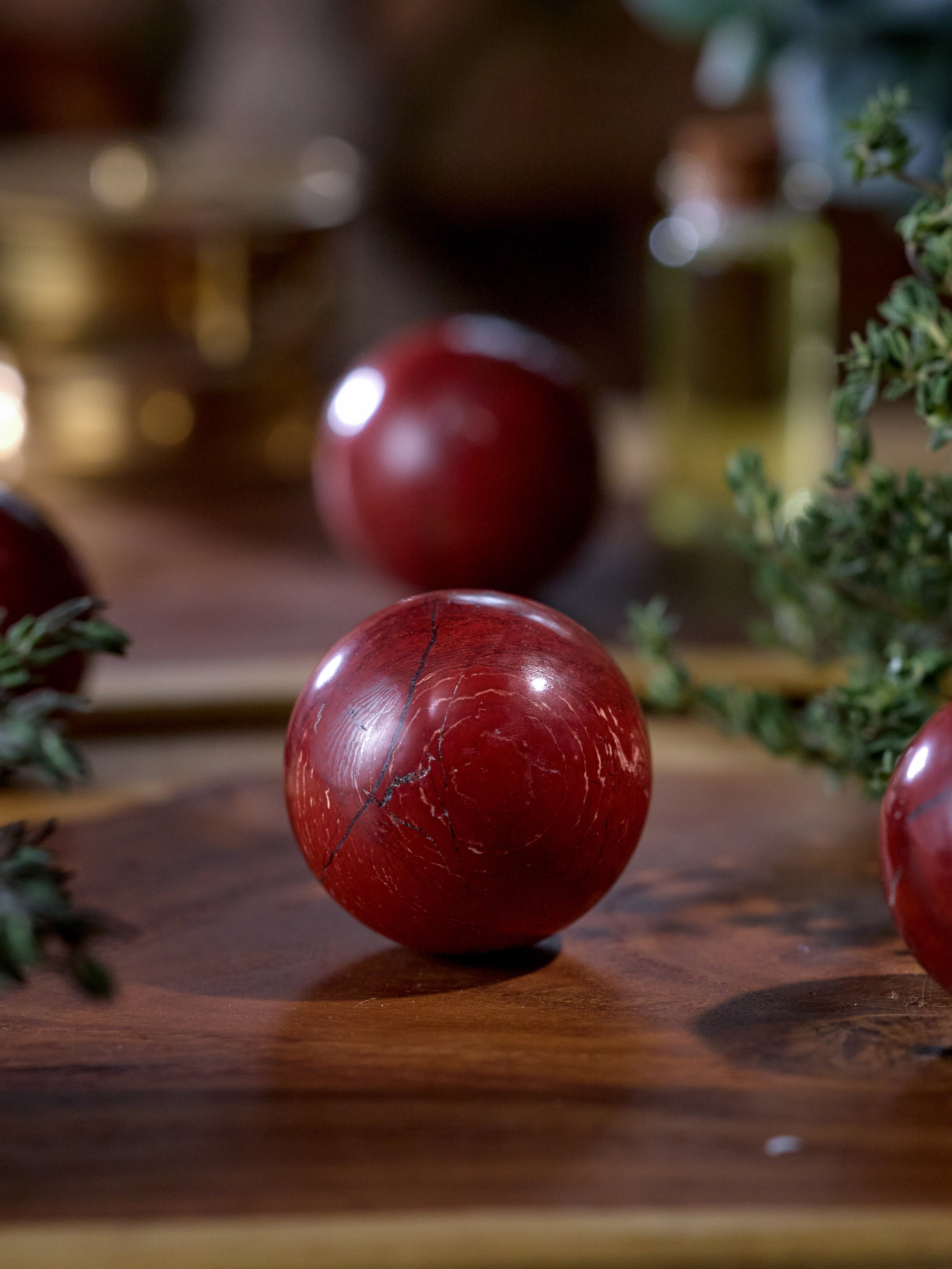 Semi-precious Gemstone - Red Jasper Sphere