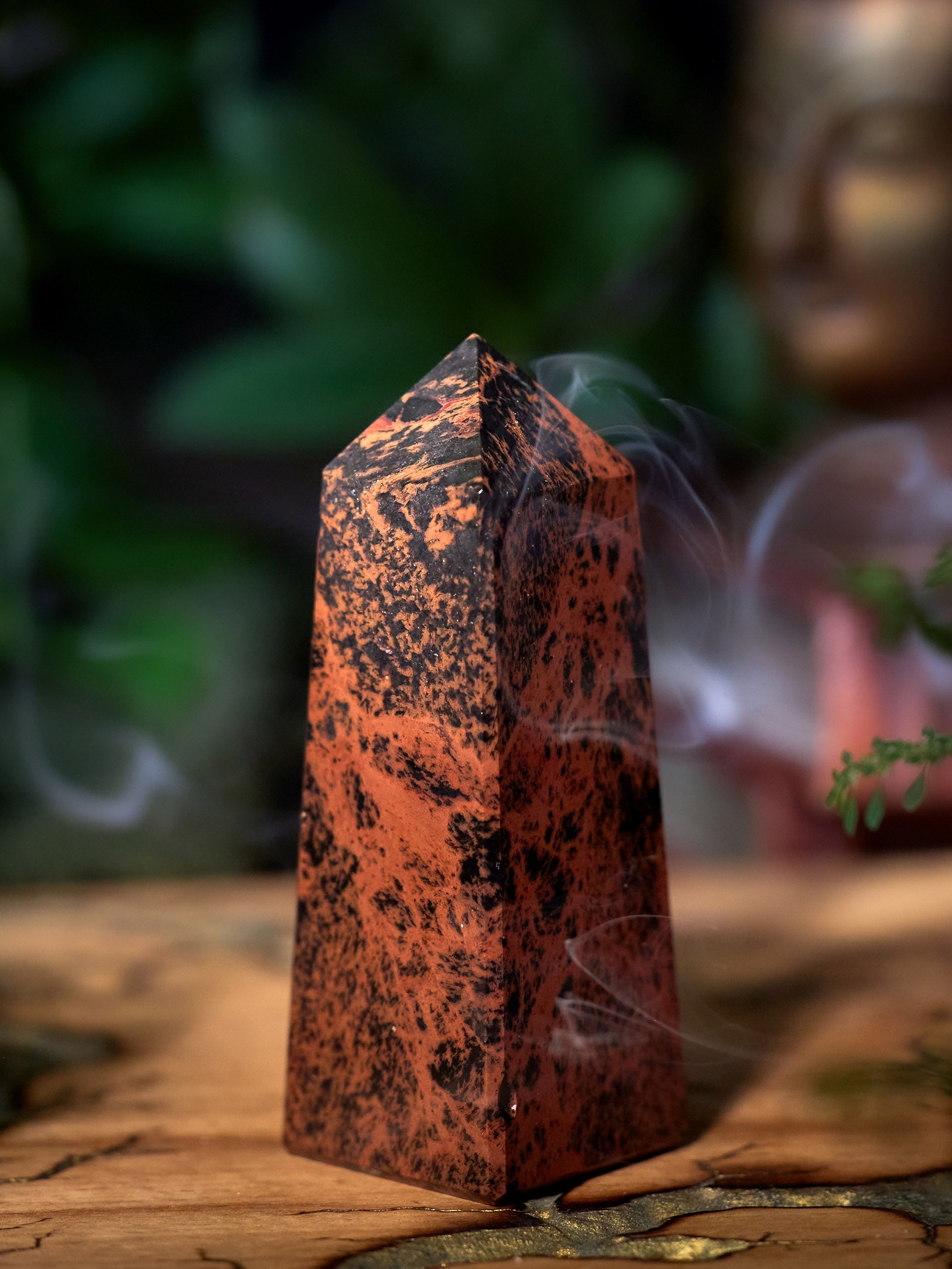 Semi-precious Gemstone - Mahogany Obsidian Tower