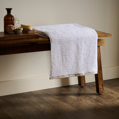 Drizzle | Cotton | Dobby Stripe Terry | Bath Towel