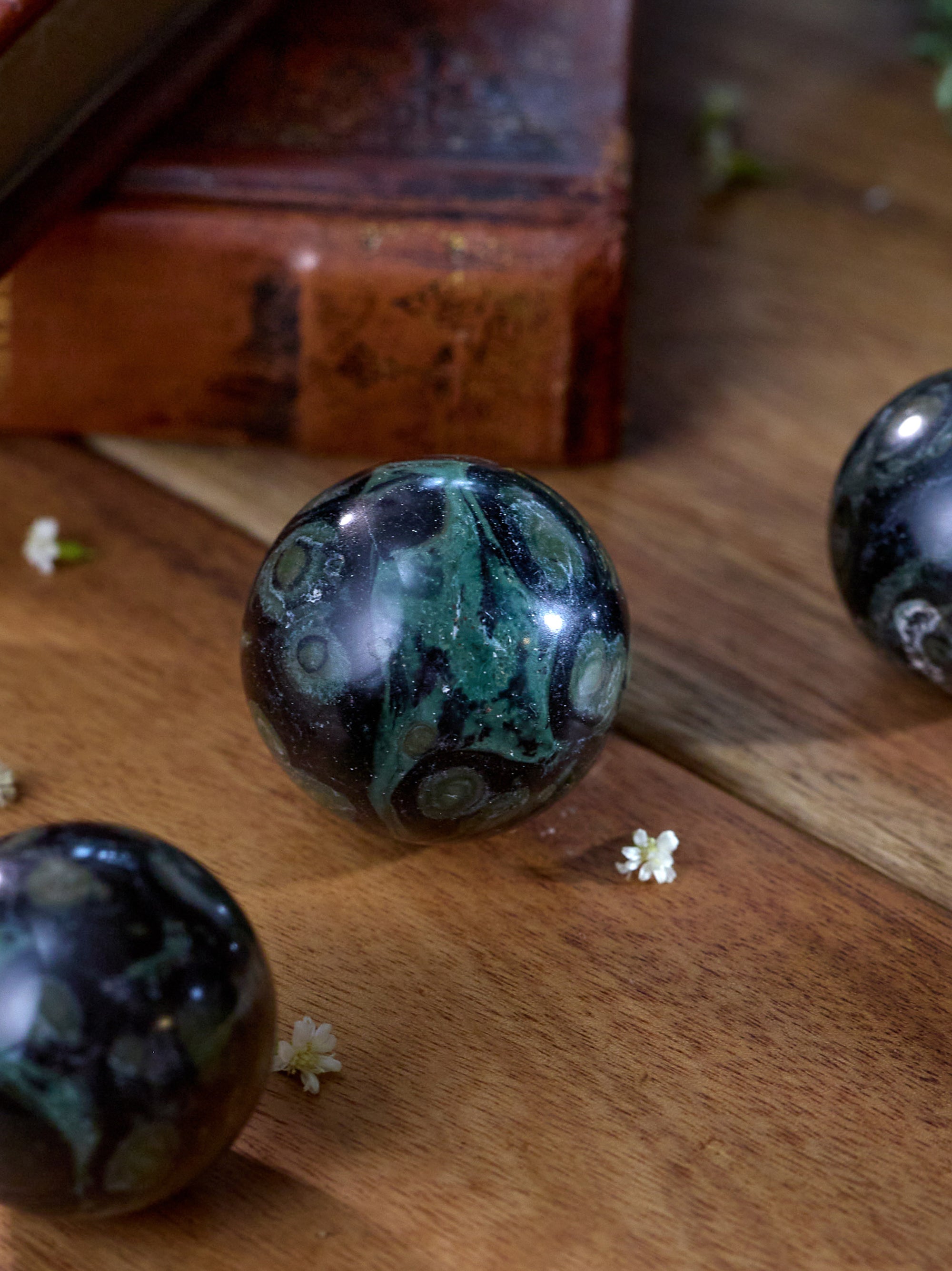 Semi-precious Gemstone - Kambaba Jasper Sphere