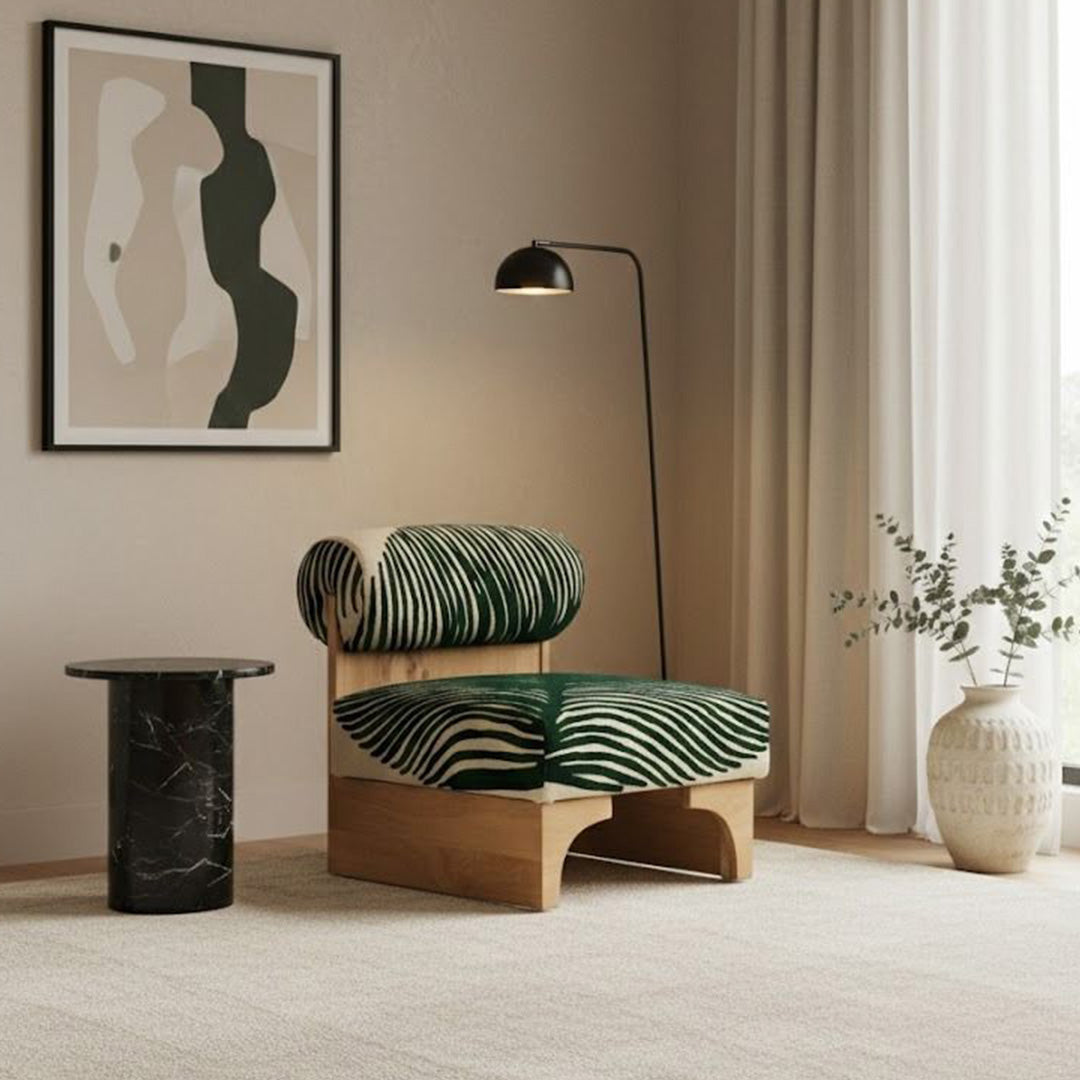 Zenith - Emreald arched chair