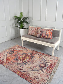 Serenity Bloom Embroidered Rug