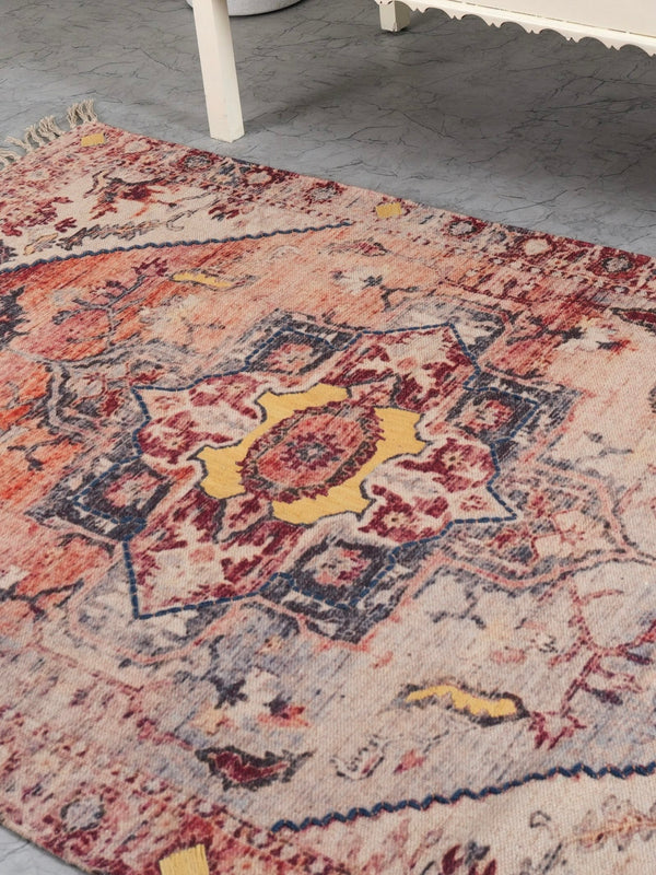 Serenity Bloom Embroidered Rug