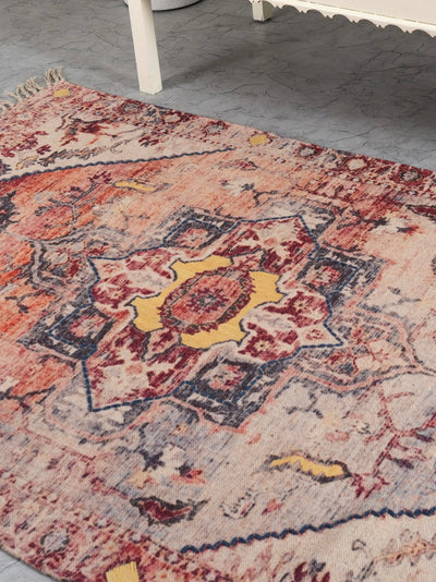 Serenity Bloom Embroidered Rug