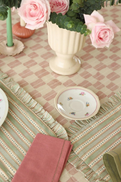 Echo Rose Cotton Table Cover
