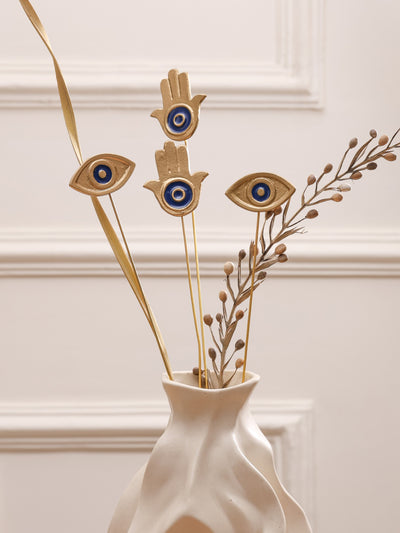 Golden Nazar Protection Metal Sticks