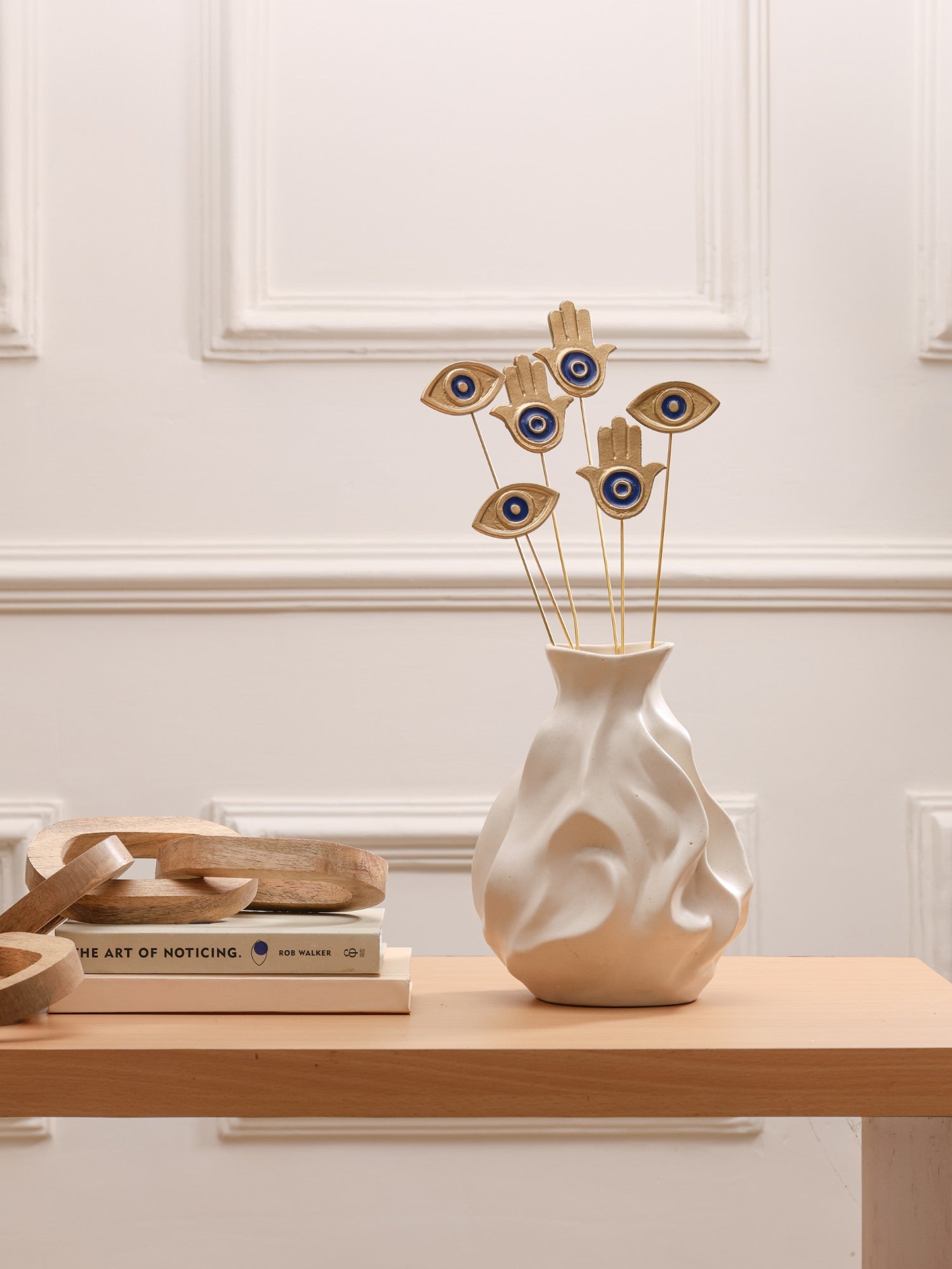 Golden Nazar Protection Metal Sticks