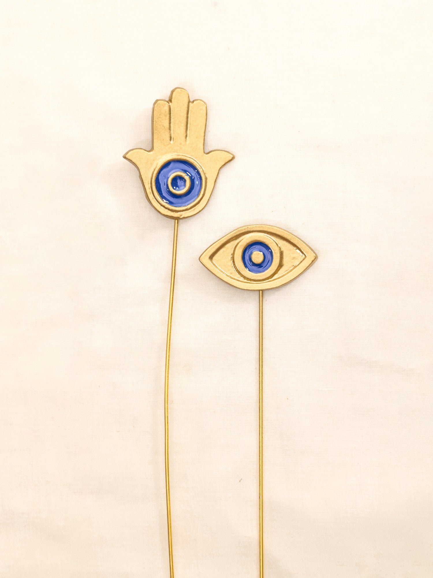 Golden Nazar Protection Metal Sticks