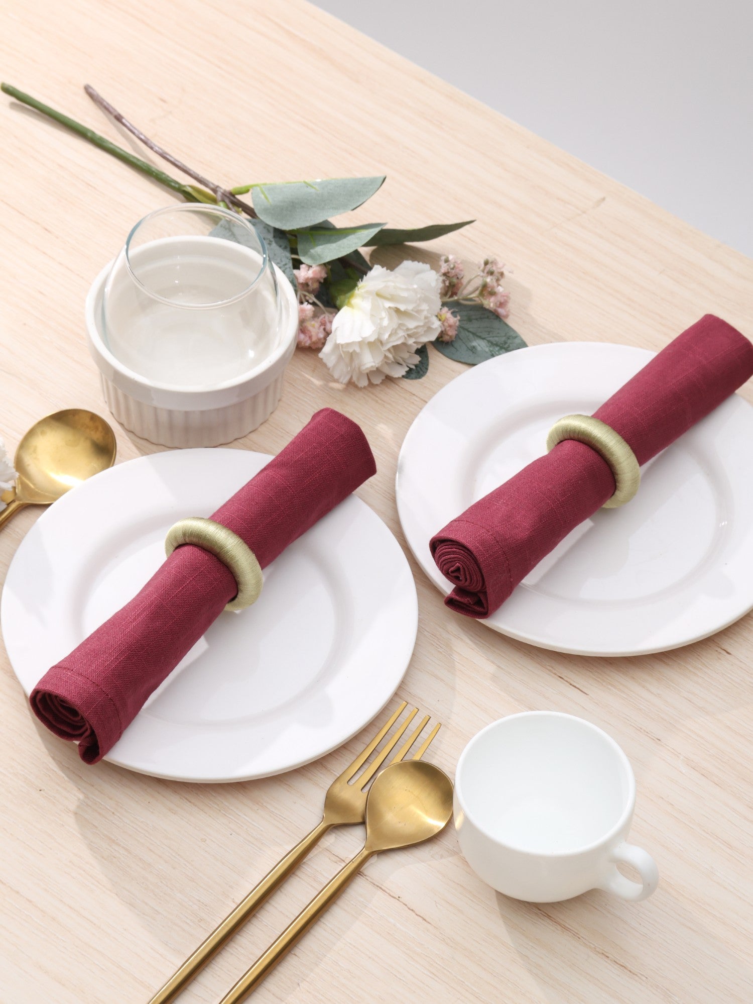 Sage Green Yarn Napkin Ring