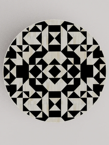 Inlay Round Coffee Table - Kingsley