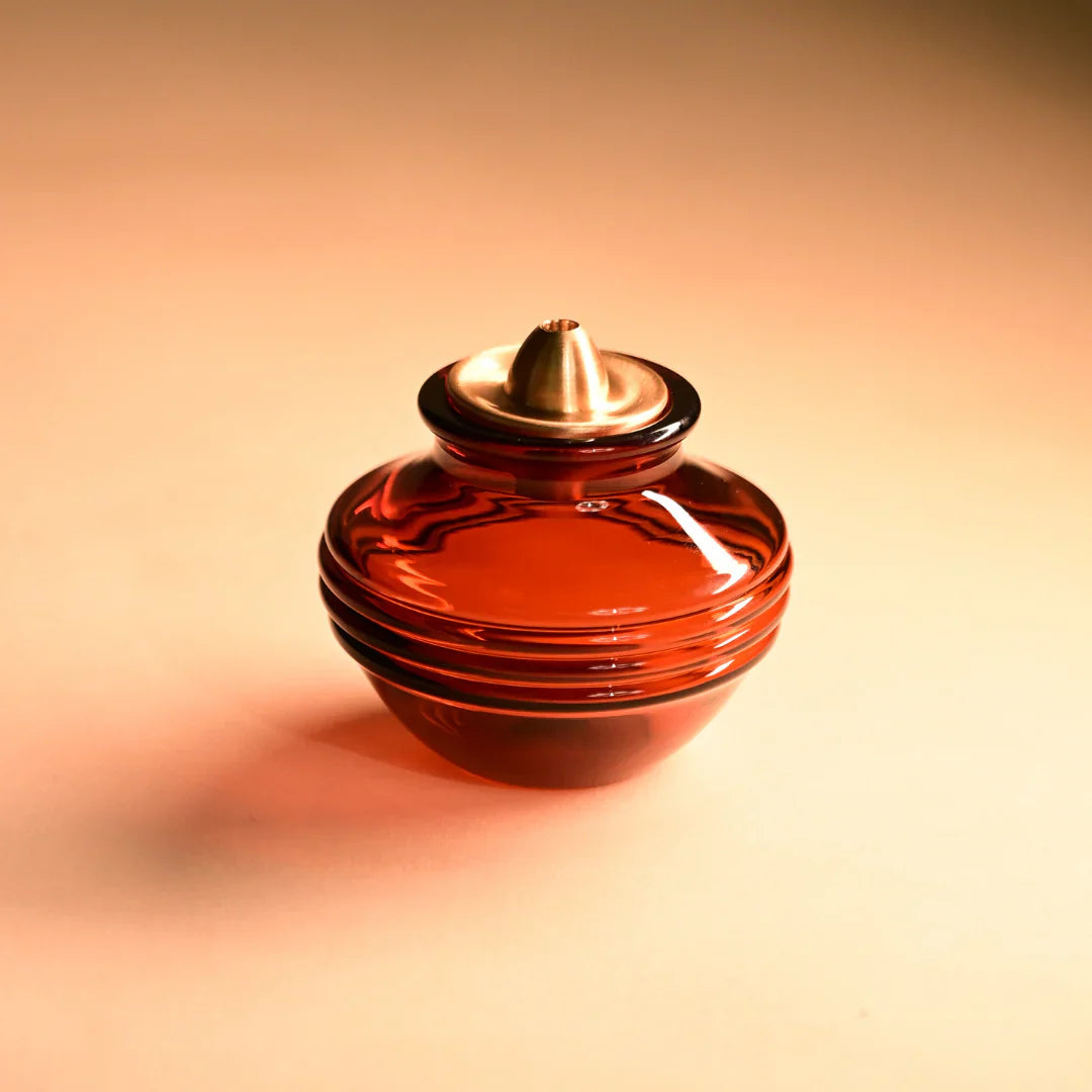 Muun Gift Box - Short Diya + Glass Bell + Kalash Collection