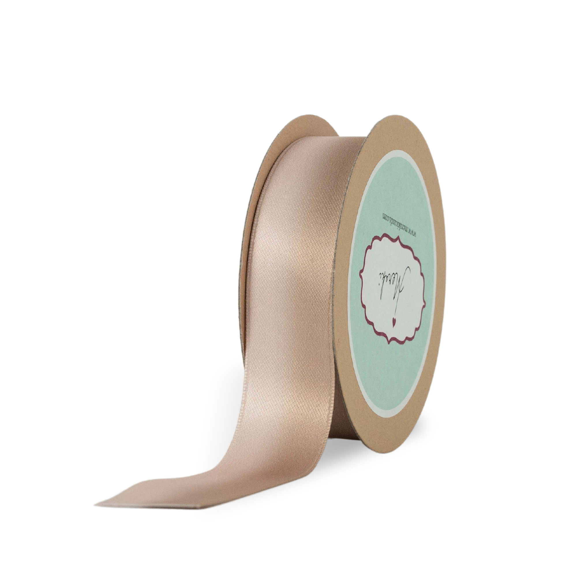 Double-face shaded ribbon (Latte & Nude)