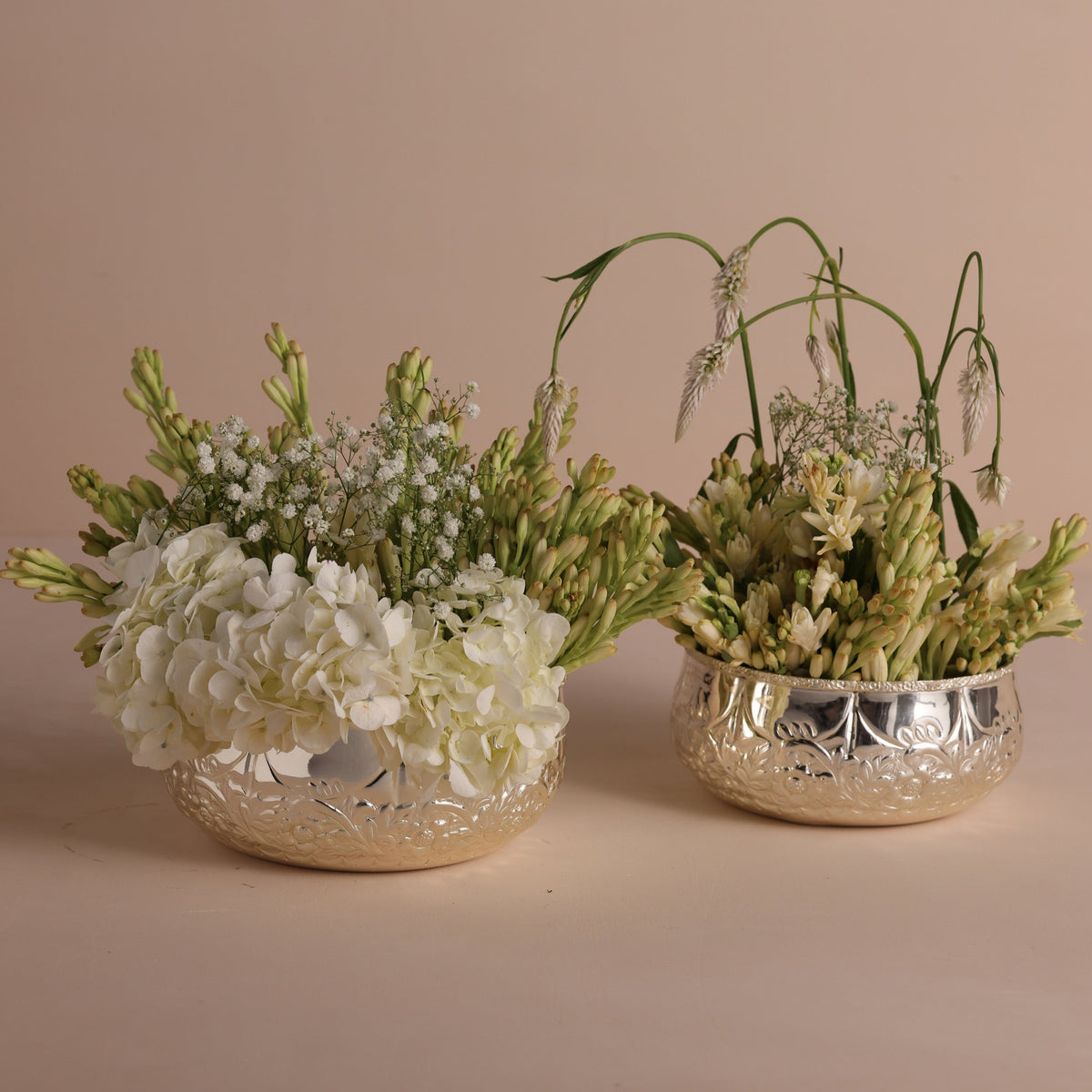 Silver Heritage Brass Urlis Set of 2