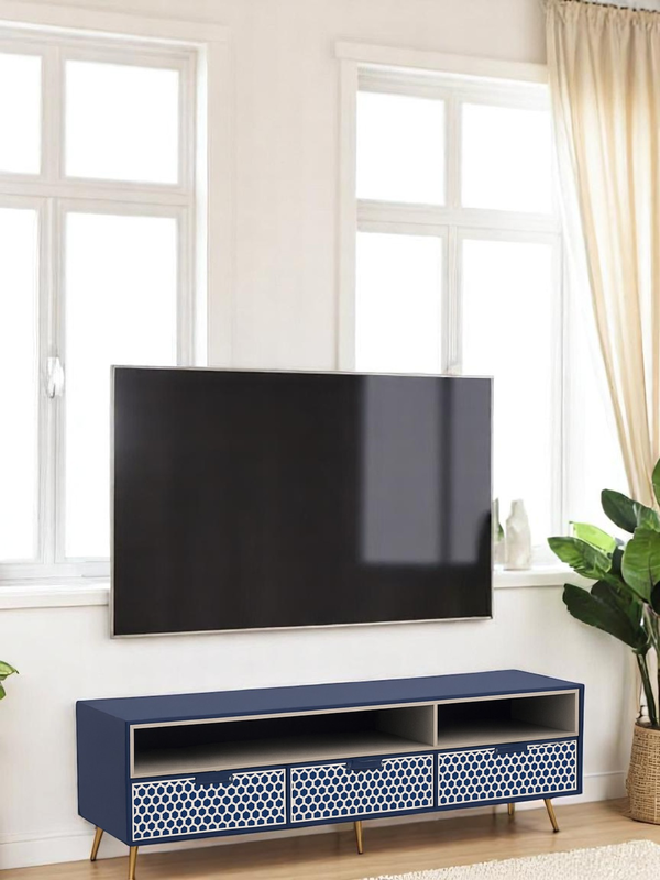 Inlay Media Unit with Drawers - Targua