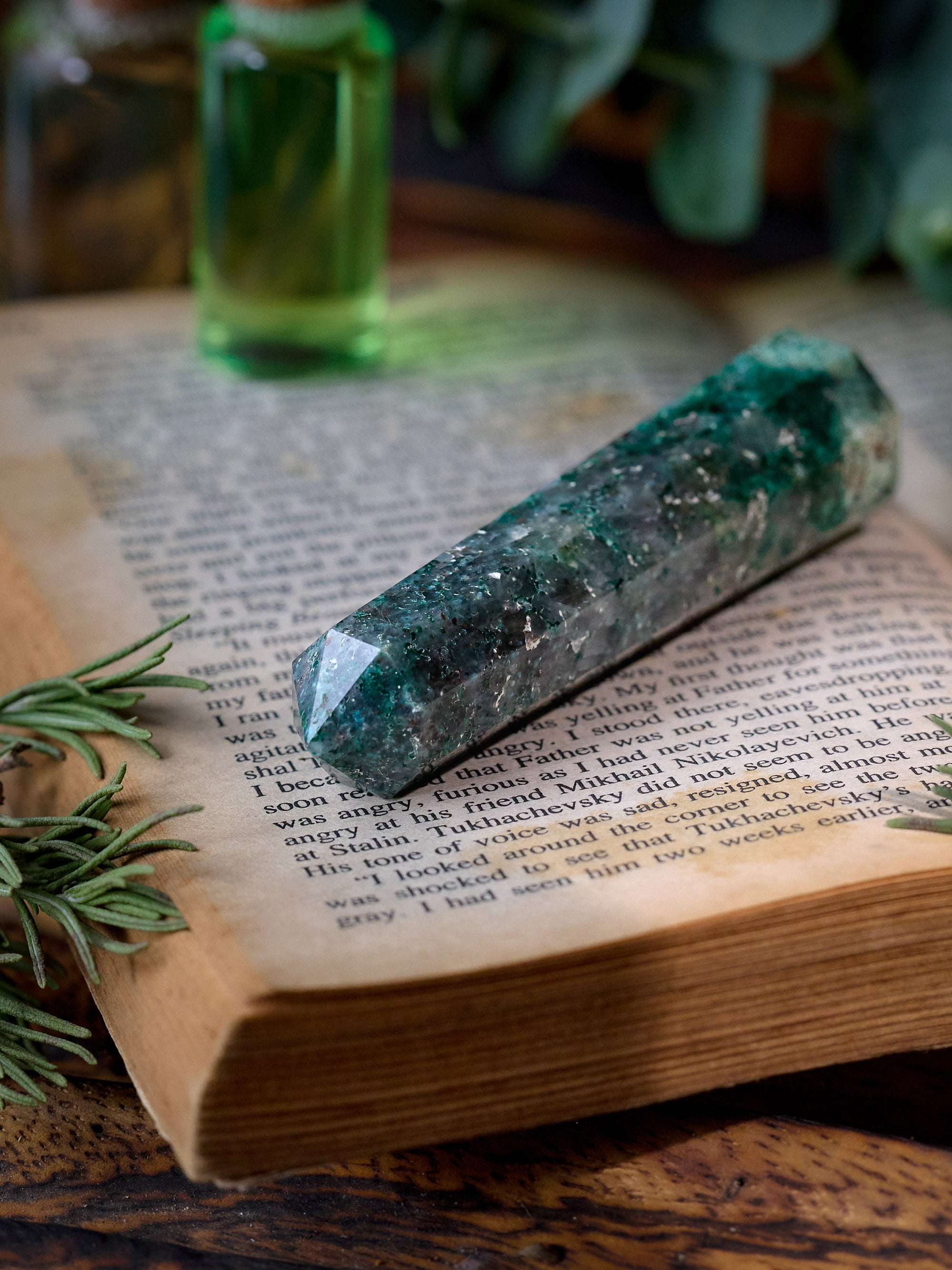 Semi-precious Stone - Chrysocolla Tower