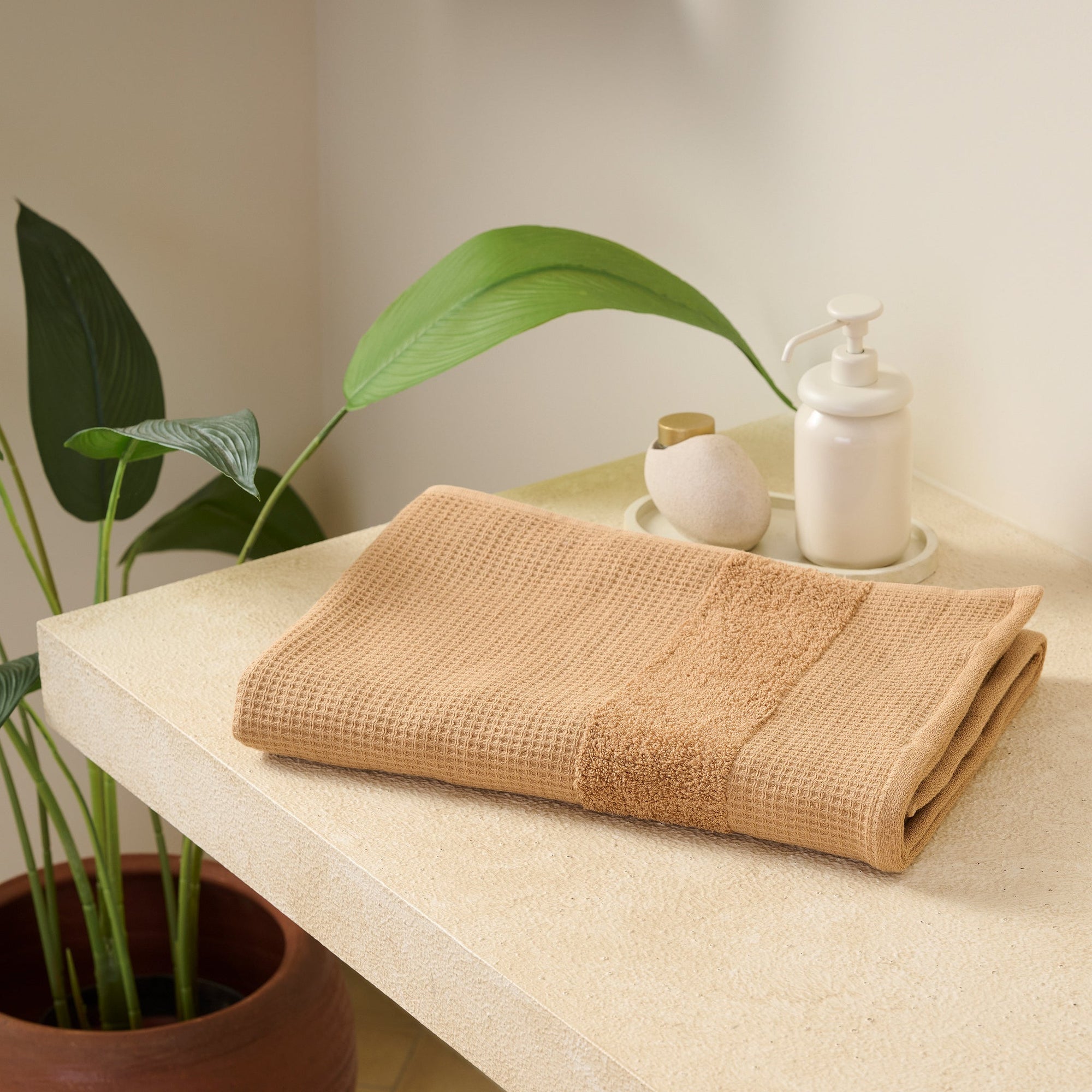 Pocket Square | Cotton | Waffle Terry | Bath Towel