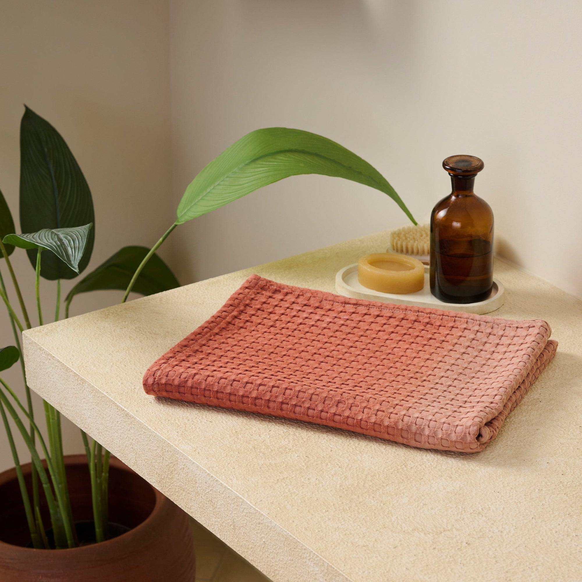 Colour Tide | Cotton Bamboo | Waffle | Bath Towel
