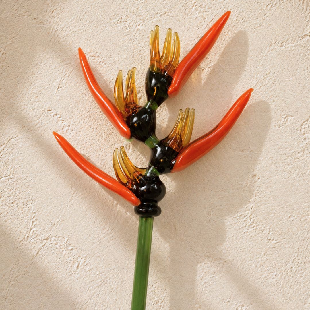 Heliconia – Nectar Vessel Edition | Bouquet Gift set of Stem + Vase