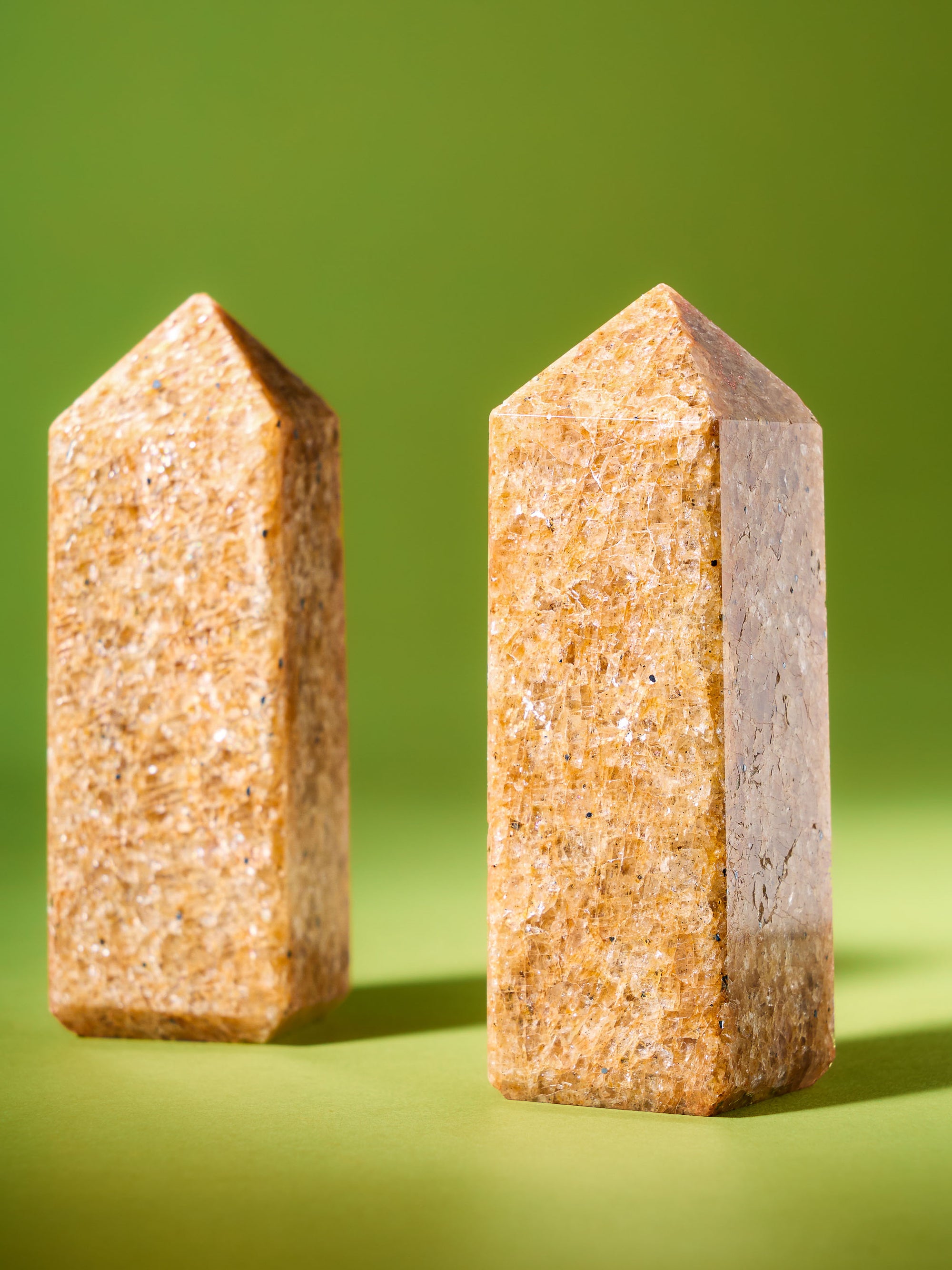 Semi-precious Gemstone - Gold Quartz Tower