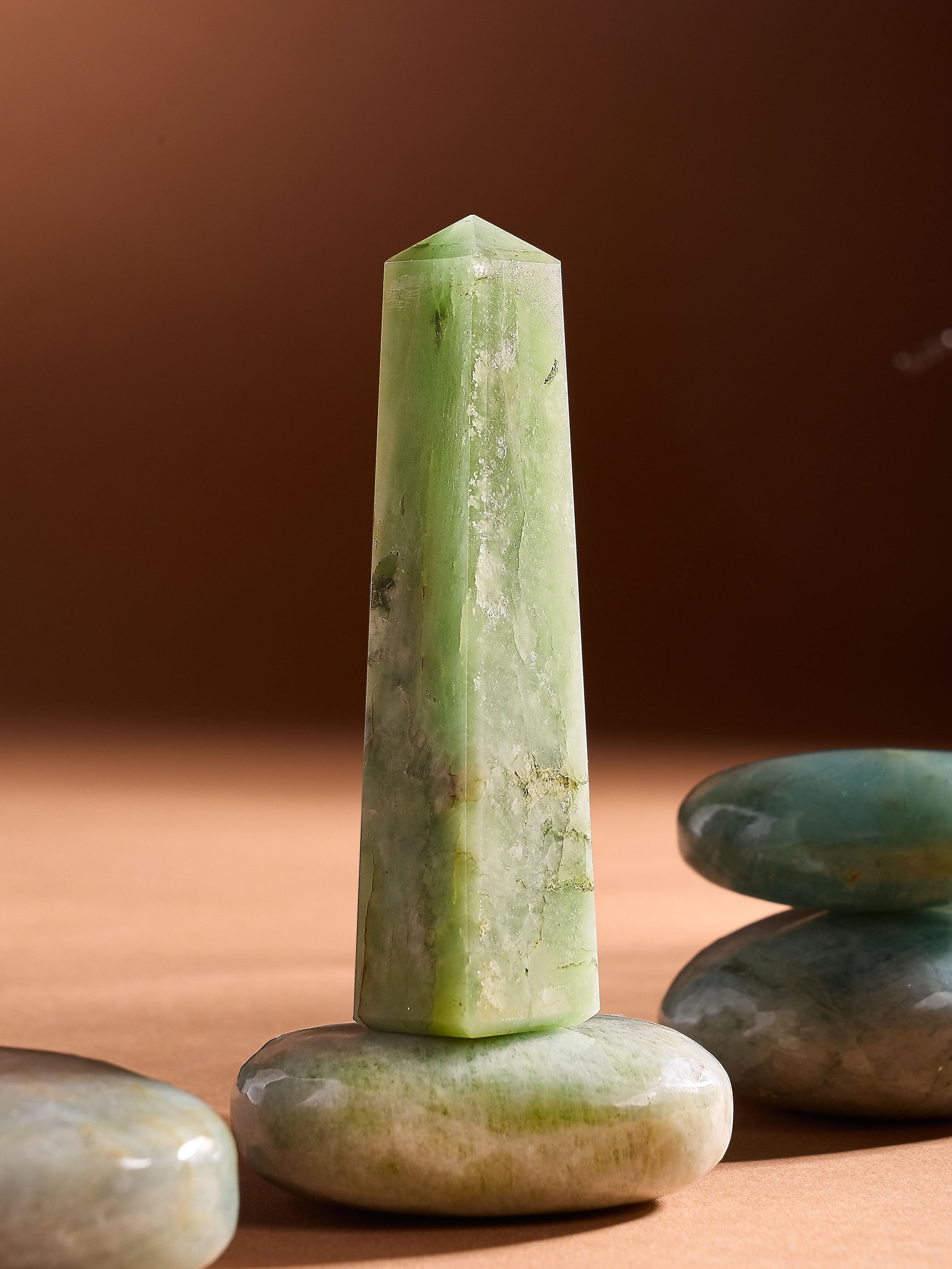 Semi-precious Gemstone - Aquamarine Tower