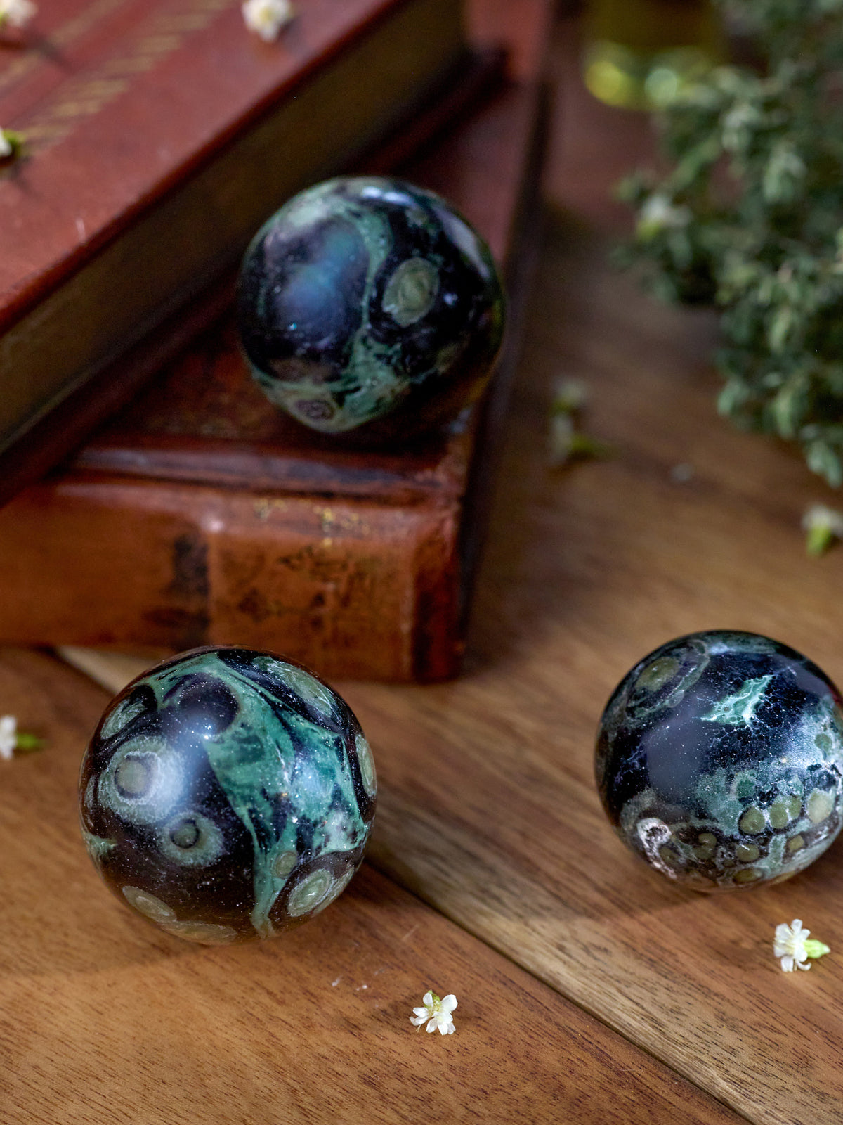 Semi-precious Gemstone - Kambaba Jasper Sphere