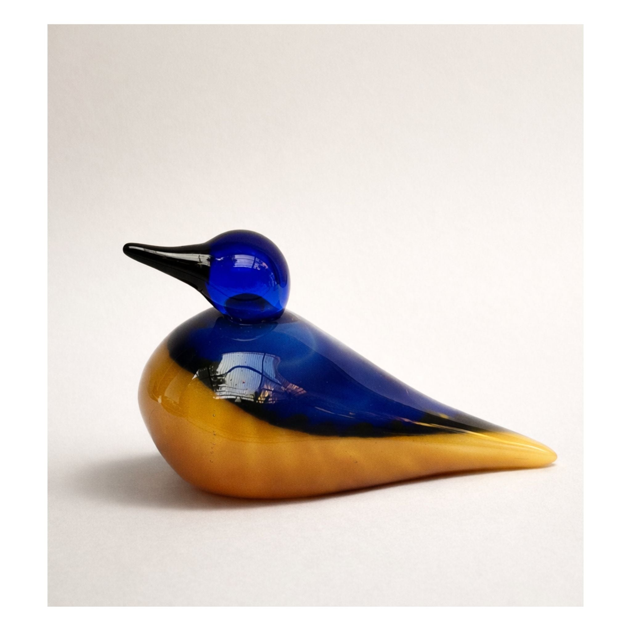 Cobalt Dusk - Handblown Glass Bird