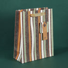 Brown Stripes Medium Bag