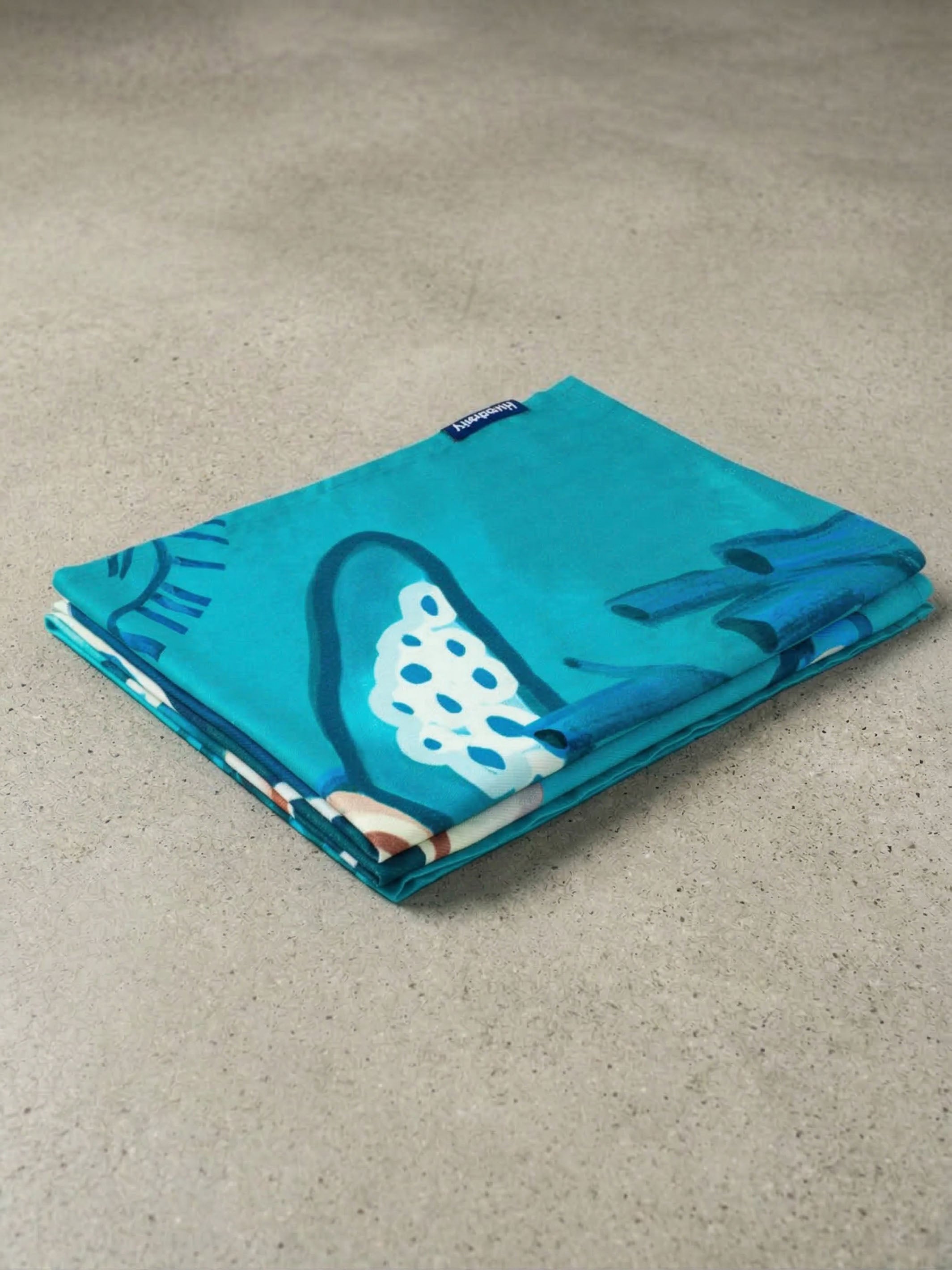Turtled Printed Beach Towel