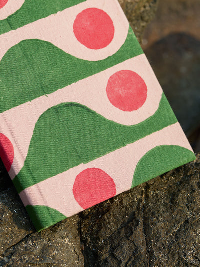 Handcrafted Sustainable A5 Diary Journal Notebook l Handmade Paper l Tide Dot