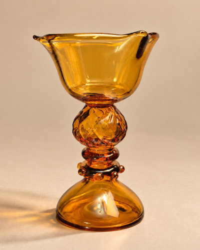 Amber Bloom Diya - The Ritual Light