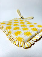 Sustainable Quilted Cotton Travel Pouch l Golden Hour Organizer