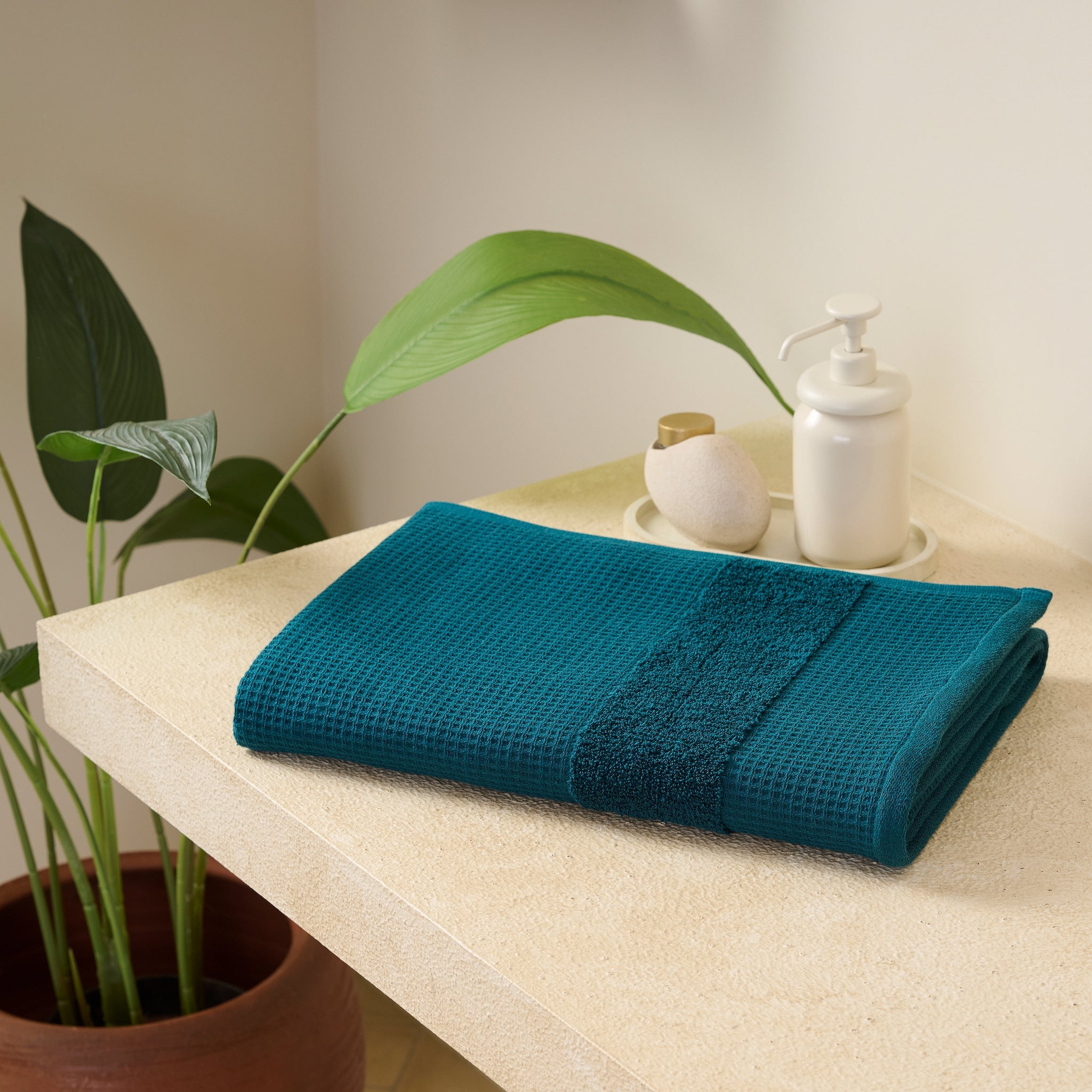 Pocket Square | Cotton | Waffle Terry | Bath Towel