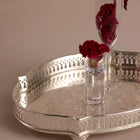 Victorian Curve Tray Medium Silver