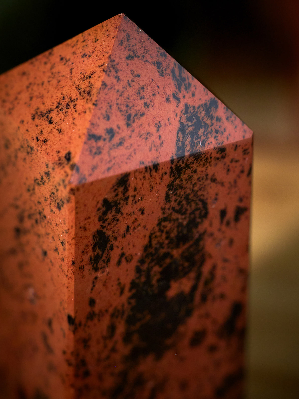 Semi-precious Gemstone - Mahogany Obsidian Tower